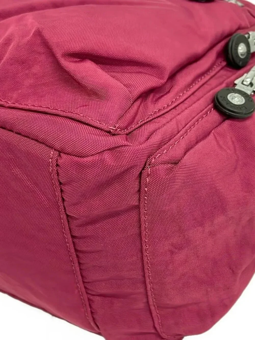 Kipling Pink Purple Nylon Shoulder Bag